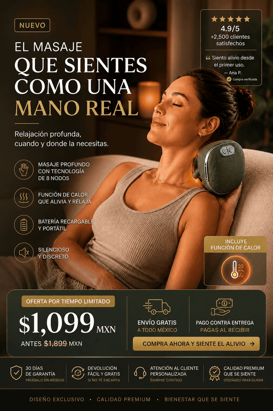MASAJEADOR PARA CUELLO + ENVIO GRATIS